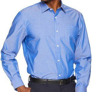 Essentials Men's Regular-Fit Dress Shirt, 14.5" N